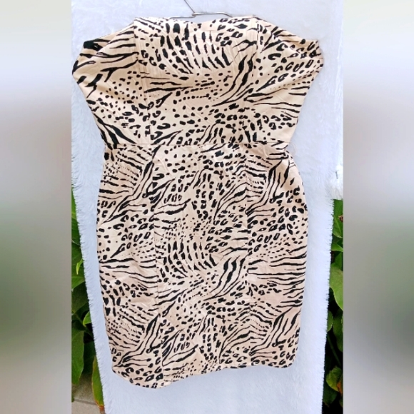 H&M tube animal print dress - Picture 3 of 8